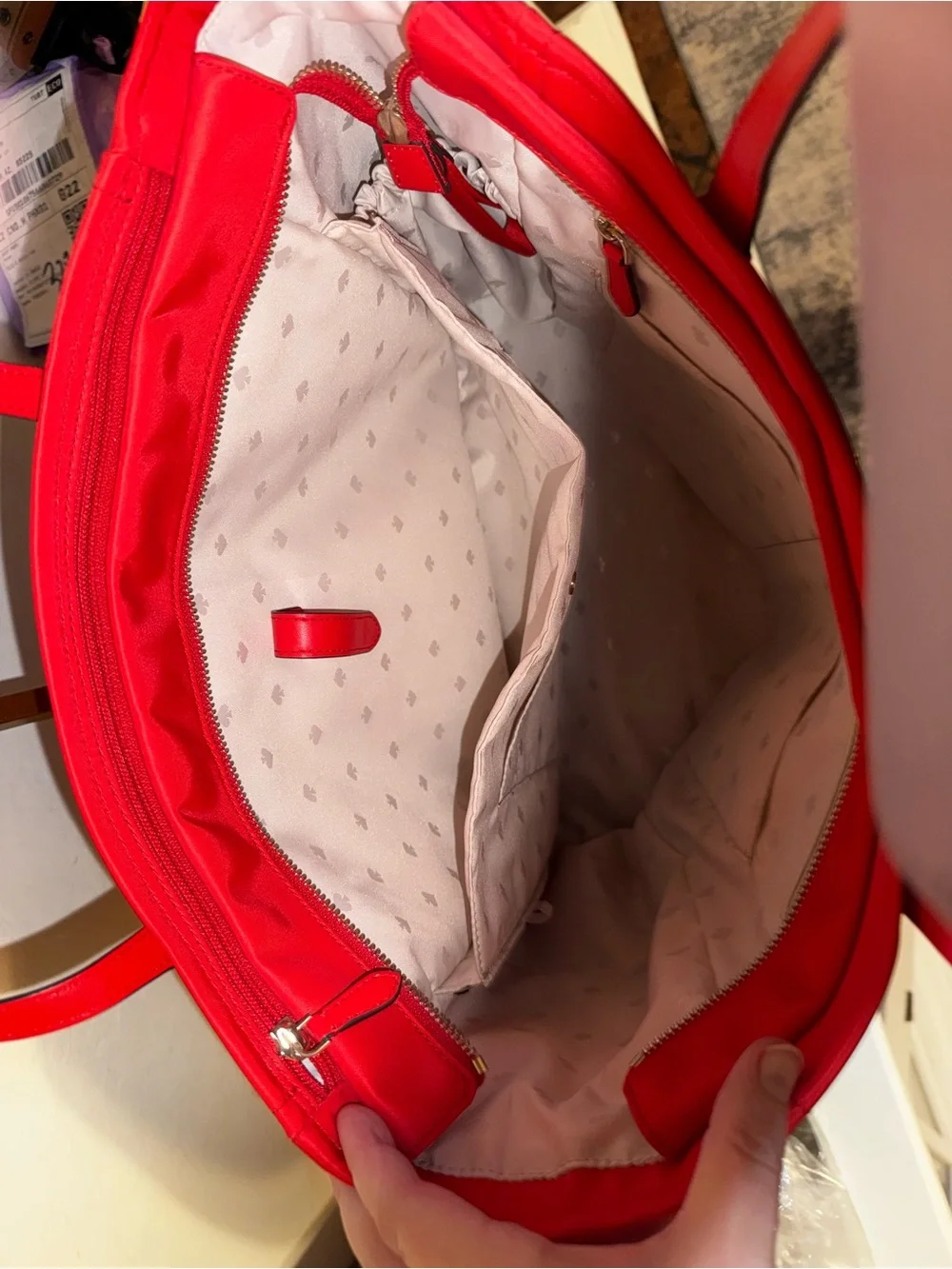 Kate Spade New York CHELSEA Red Medium Satchel Tote - like new! MSRP: $288.00